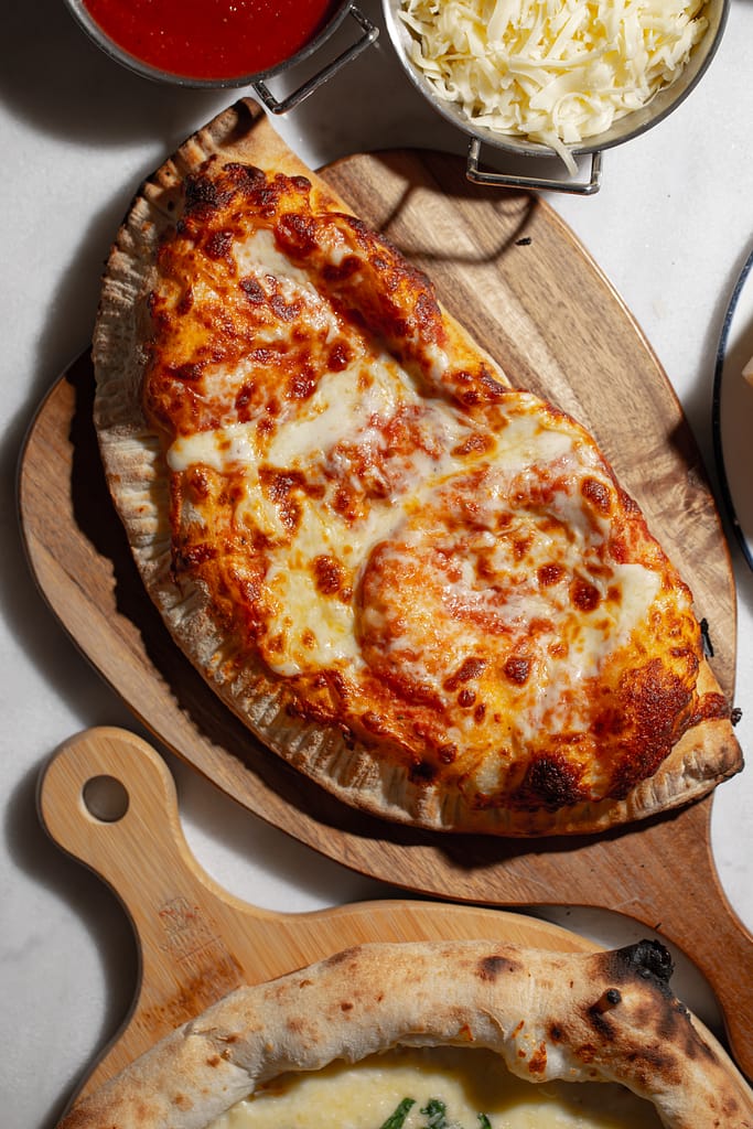Calzone pizza at La Panetteria, Tbilisi